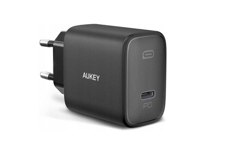 AUKEY PA-F1S 1 x Type-c PD wall charger ，Total 20W black