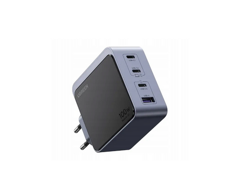 Ładowarka sieciowa UGREEN Nexode Air QC 100W 3x USB-C / USB PD Szara
