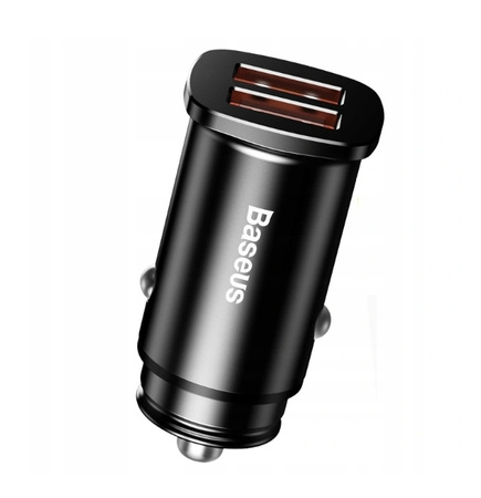 BASEUS ładowarka samochodowa 2xUSB QC 3.0 5A 30W