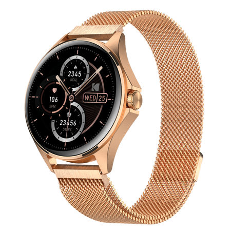 Smartwatch KODAK SW-7211 Różowe Złoto Pulsometr GPS Android iOS