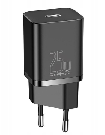 Baseus ładowarka sieciowa USB-C 25W mocna Super Si PD do telefonu smartfona