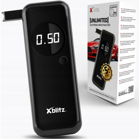 Alkomat elektroniczny Xblitz Unlimited czarny + USTNIKI