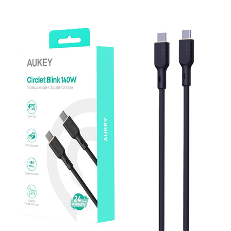 Przewód AUKEY CB-SCC141 C-C 1m 140W
