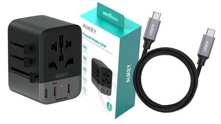 Ładowarka AUKEY PA-TA07A 35W i Kabel GRATIS – Szybkie Niezawodne ŁADOWANIE