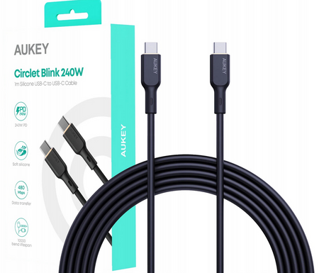 Przewód AUKEY CB-SCC241 C TO C 1M 240W