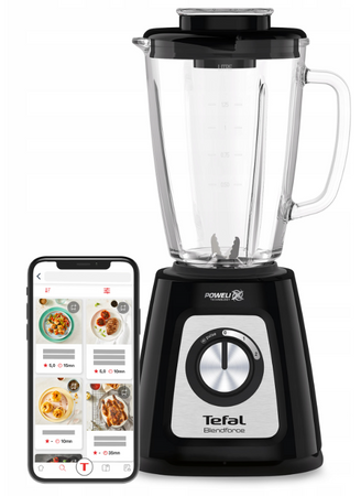 Blender kielichowy Tefal BlendForce 2 800W 1,75L szkło kruszy lód