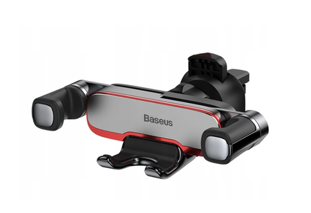 GRAWITACYJNY UCHWYT SAMOCHODOWY BASEUS NA TELEFON DO AUTA KRATKI NAWIEWU