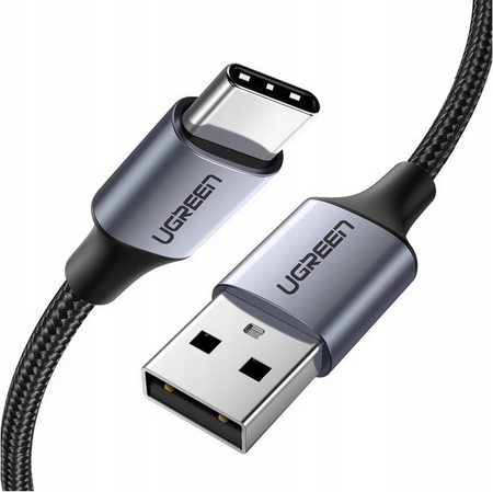 PRZEWÓD KABEL, USB DO USB-C QC 3.0 3A 2m UGREEN wytrzymały OPLOT MOCNY