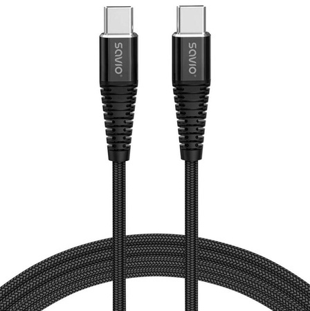 Kabel Savio CL-160 Quick Charge PD USB C 100W